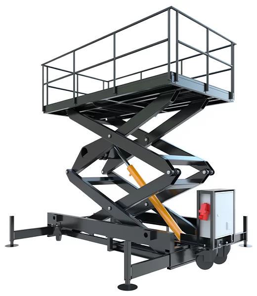 Ножничный передвижной подъемник 1000 кг, 9 м Фото в Нижнем Новгороде